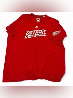 Adidas Detroit Red Wings Red Ultimate T-Shirt 3X